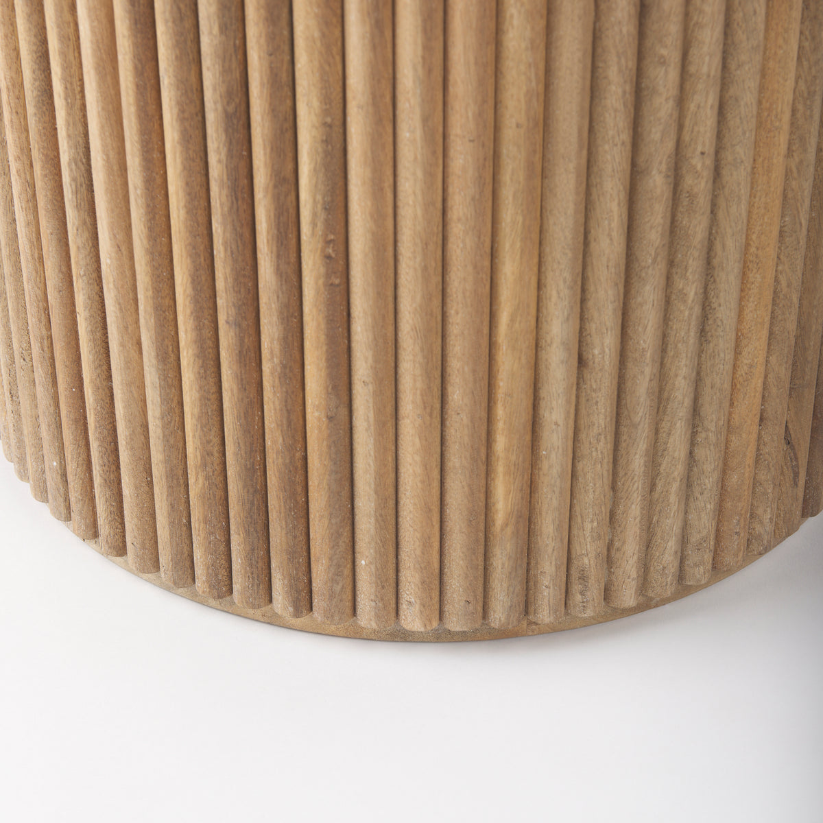 Fluted Blonde Dining Table