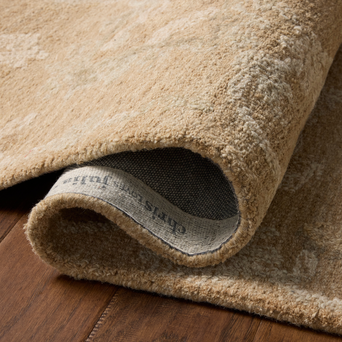 Chris Loves Julia x Loloi Dorothea Sand/ Pebble Wool Rug
