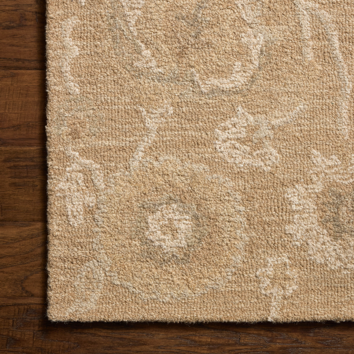 Chris Loves Julia x Loloi Dorothea Sand/ Pebble Wool Rug