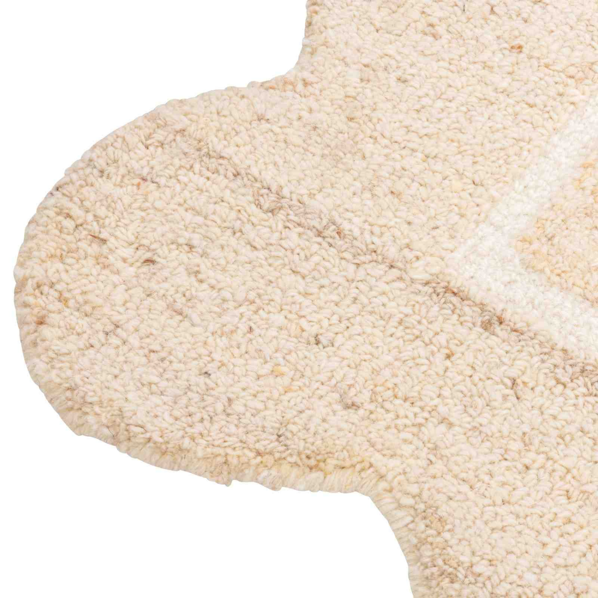 Scallop Natural Indoor Wool Rug