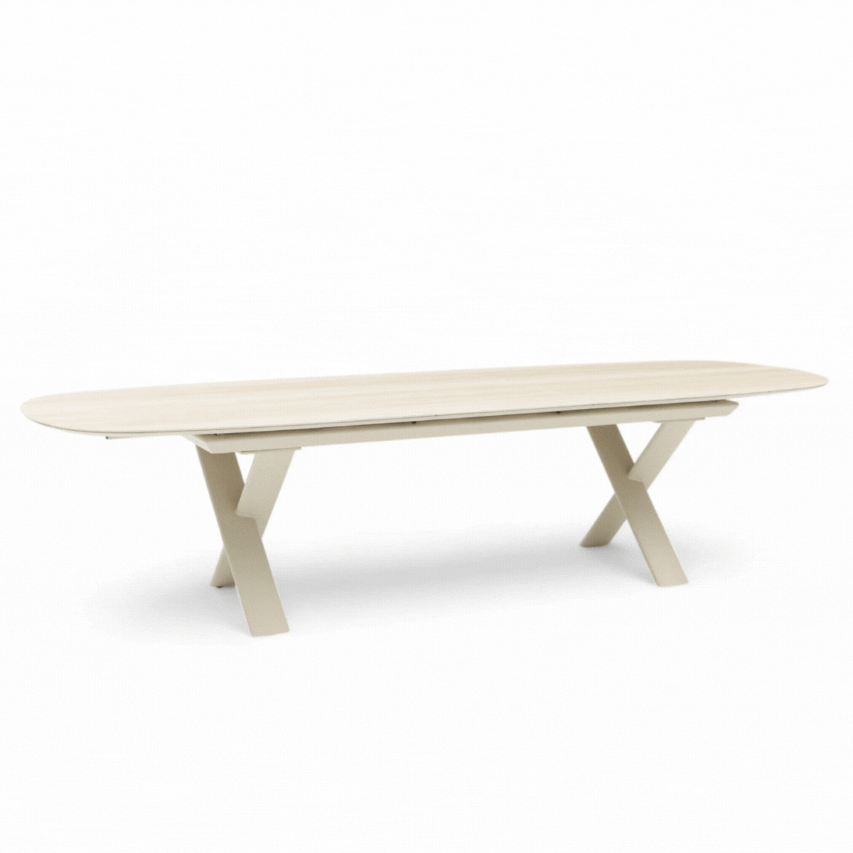 Simcoe Ceramic Outdoor Dining Set - Beige