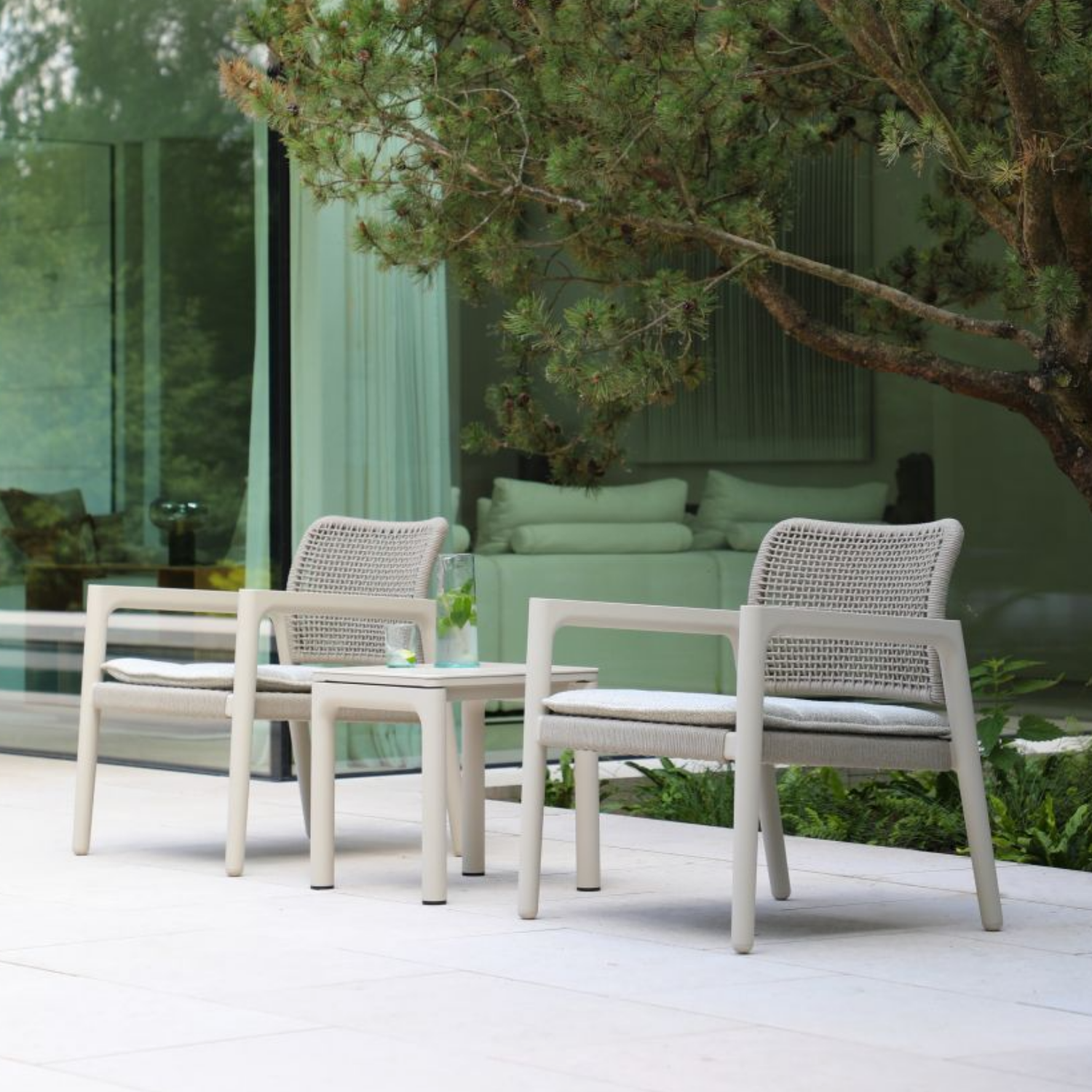 Simcoe Rope Lounge Chair - Beige