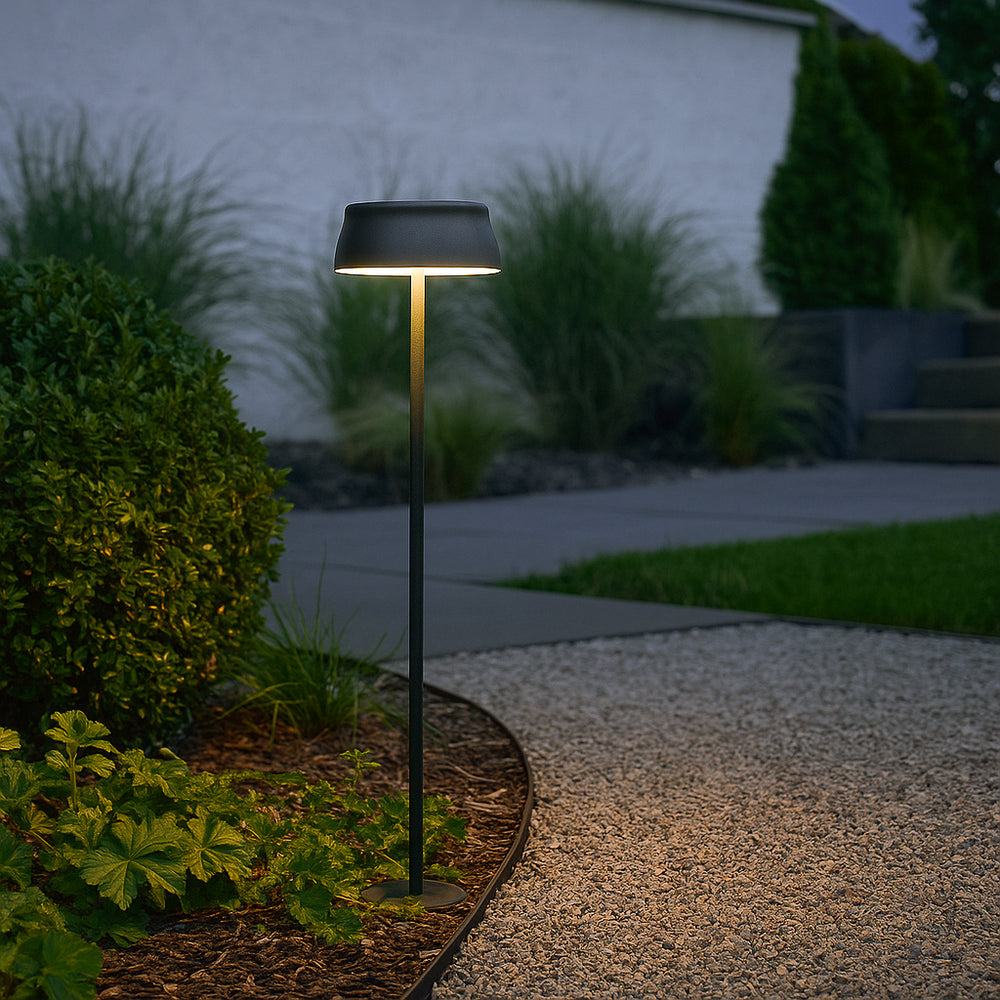 Hauser Lighting Zafferano Dark Grey Cordless In/Out Garden Light