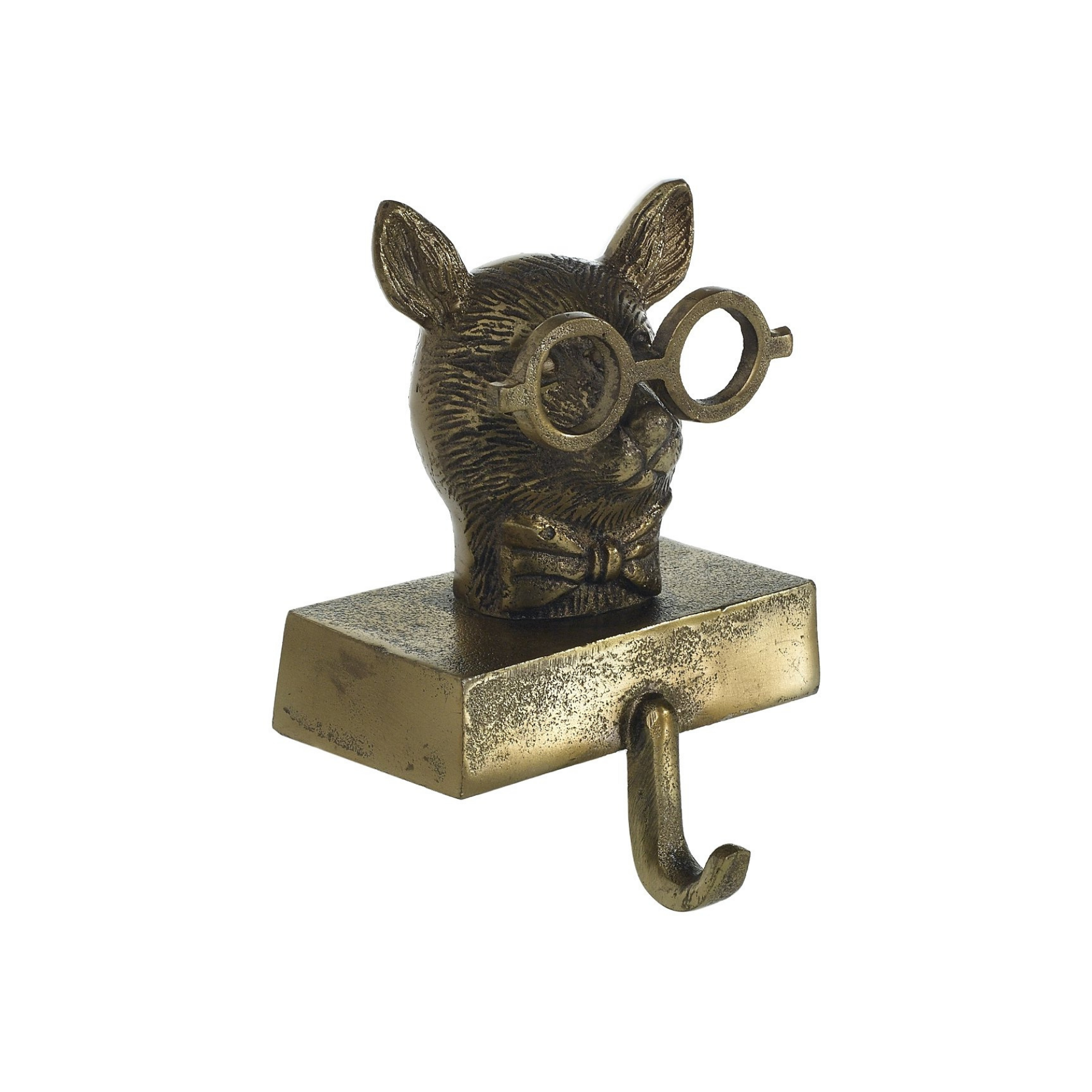 Whimsical Eric + Eloise Collection Brass Stocking Holders