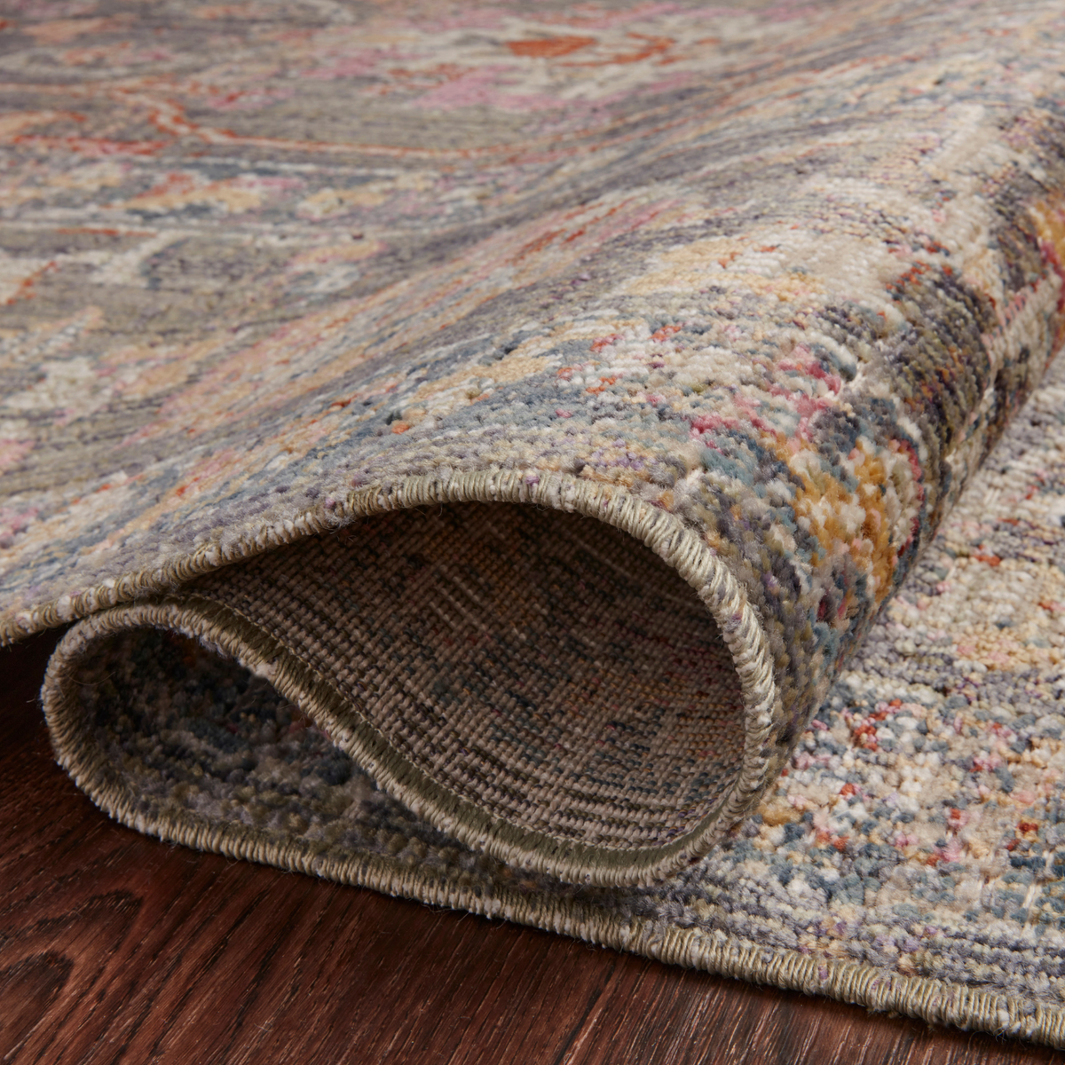 Chris Loves Julia x Loloi Rosemarie Stone/ Multi Rug