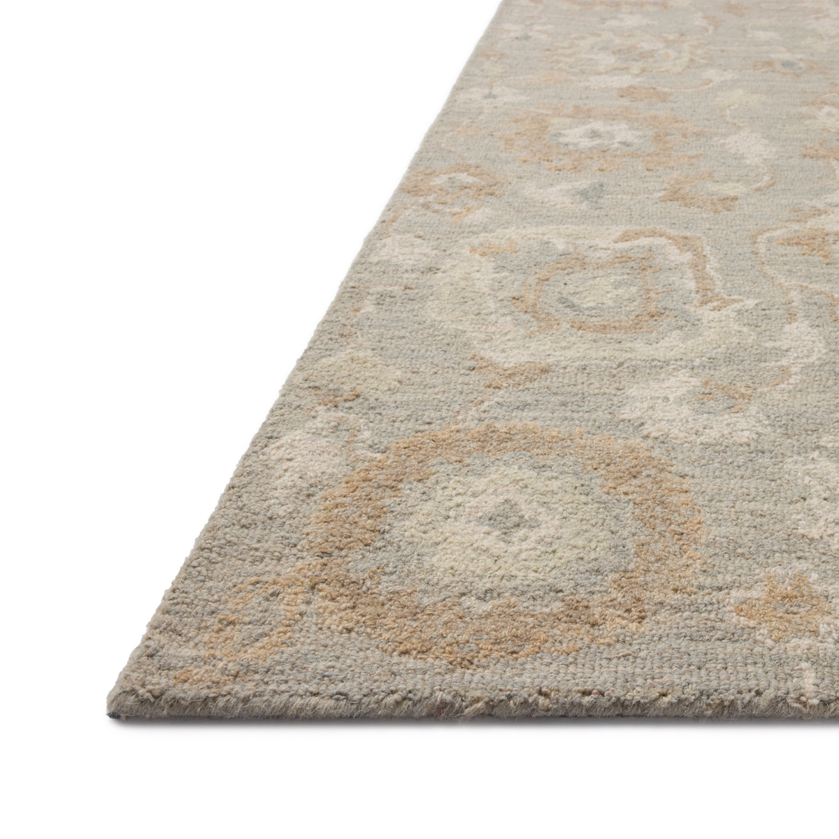 Chris Loves Julia x Loloi Dorothea Stone/ Multi Wool Rug