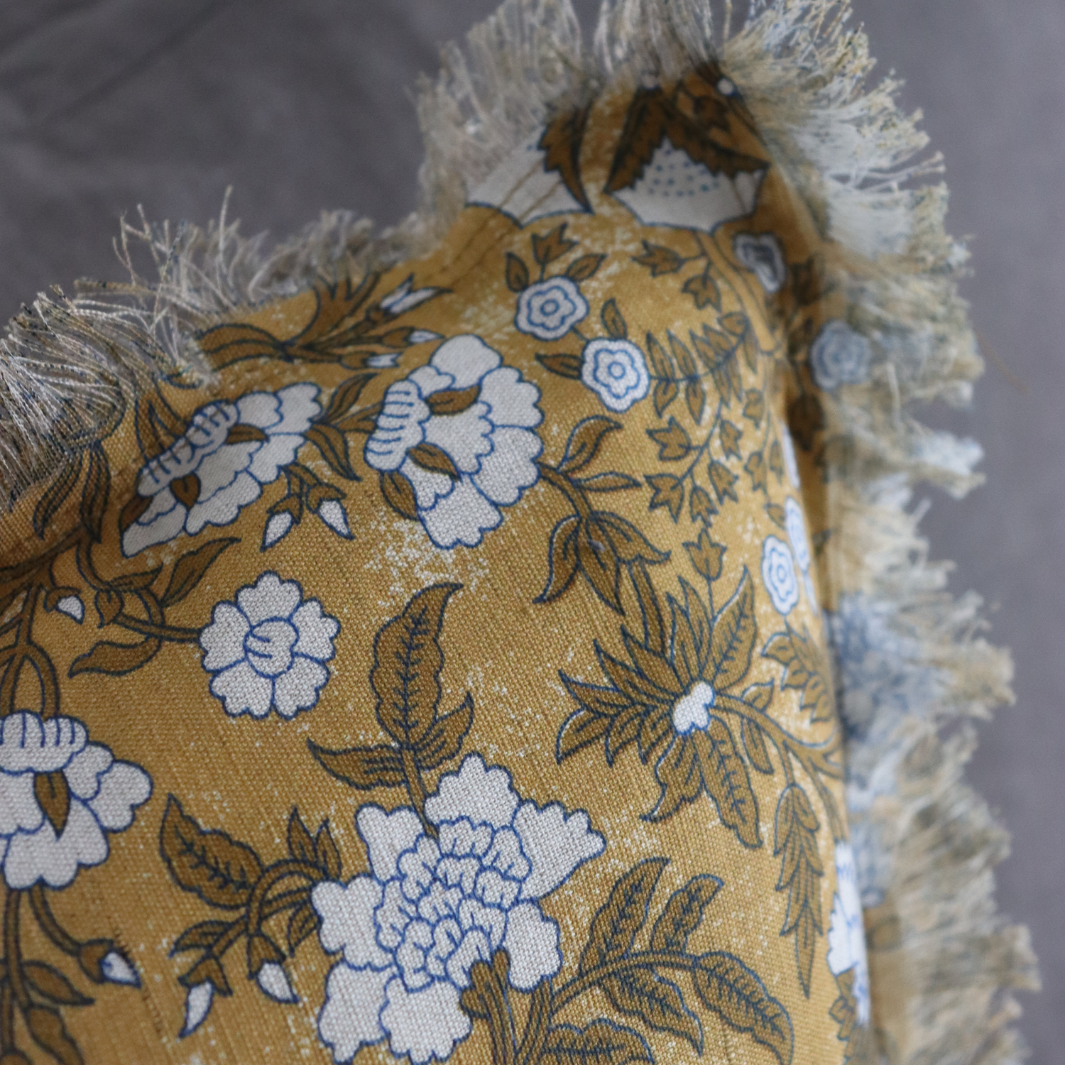 Summerside Botanical Block Print Toss Pillow
