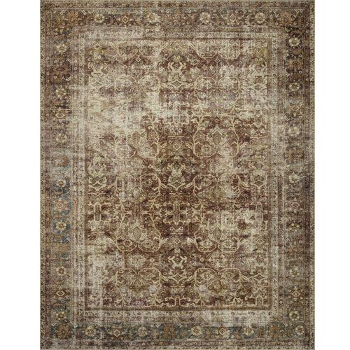 Magnolia Home x Loloi Sinclair Rust/Lagoon Washable Rug
