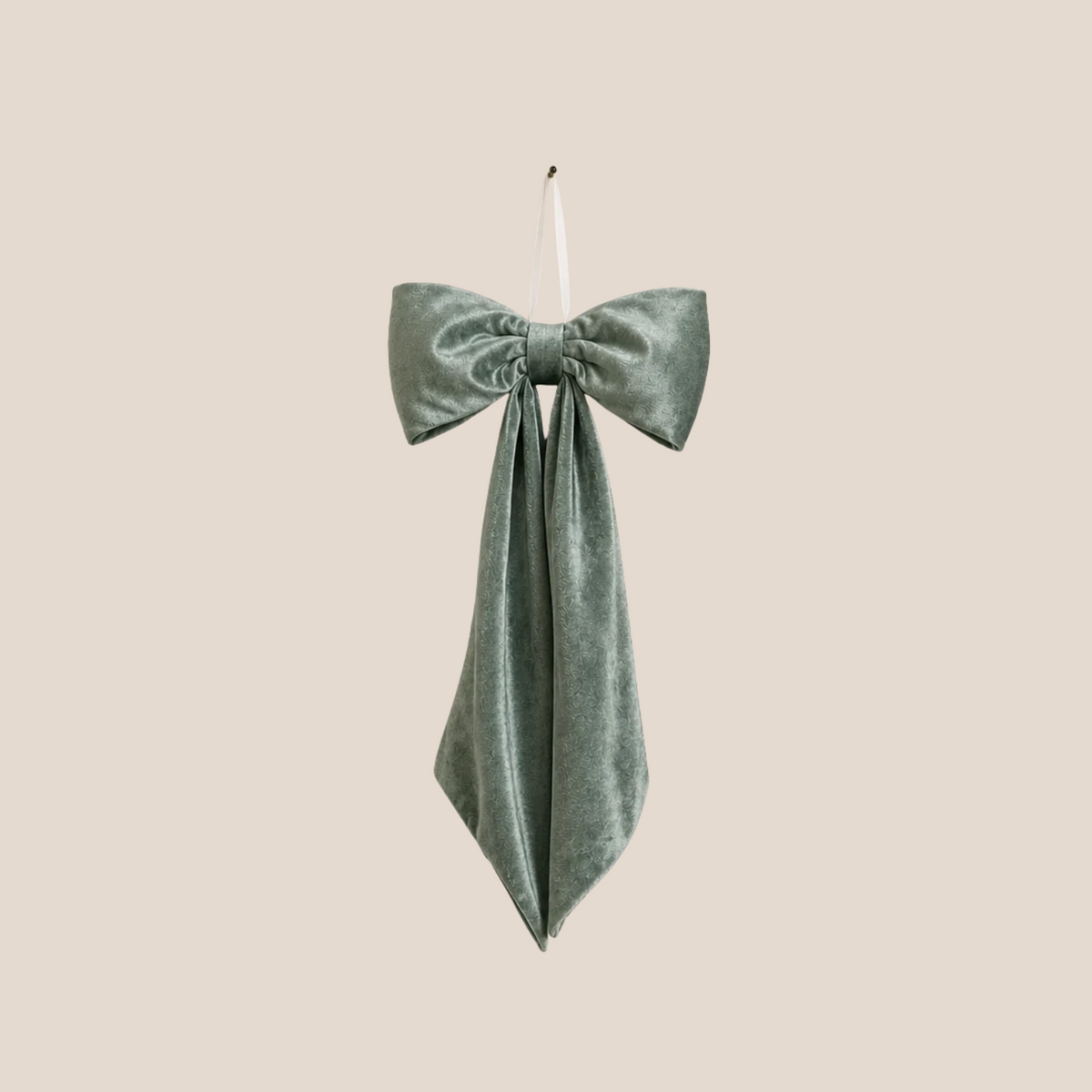 Pre-Lit Frosted Plum Berry Norfolk Garland 6ft & Bow Set - Sage (5 Pieces)