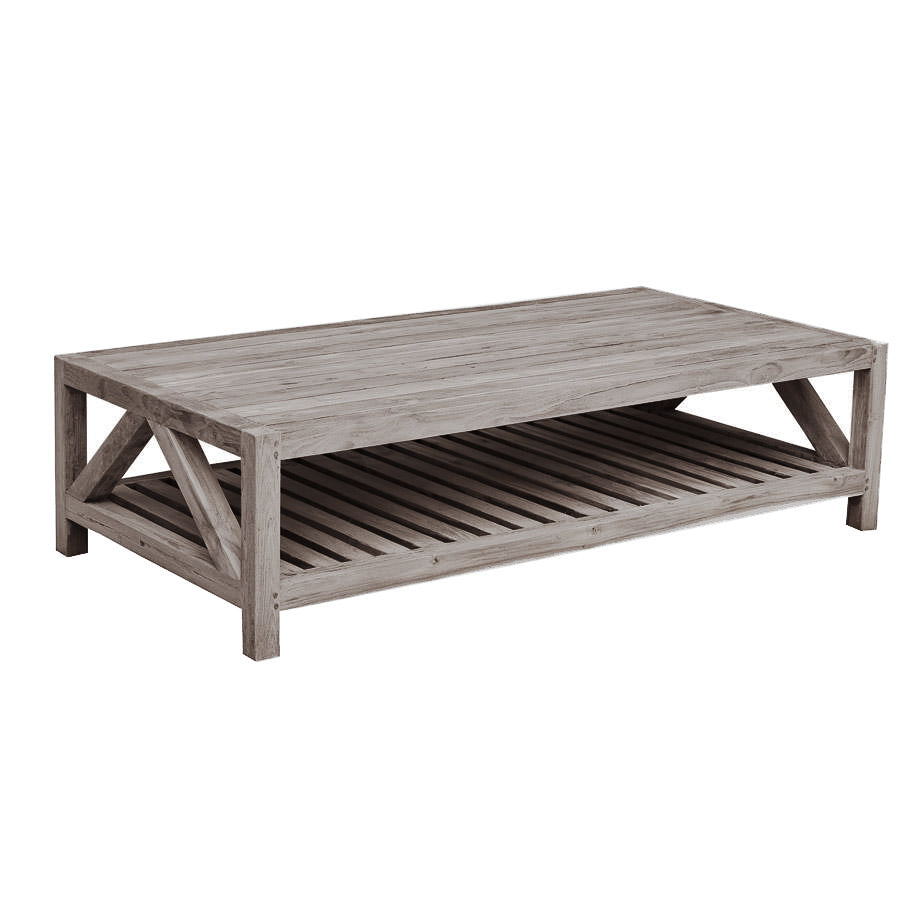 Veranda Rectangular Reclaimed Teak Coffee Table