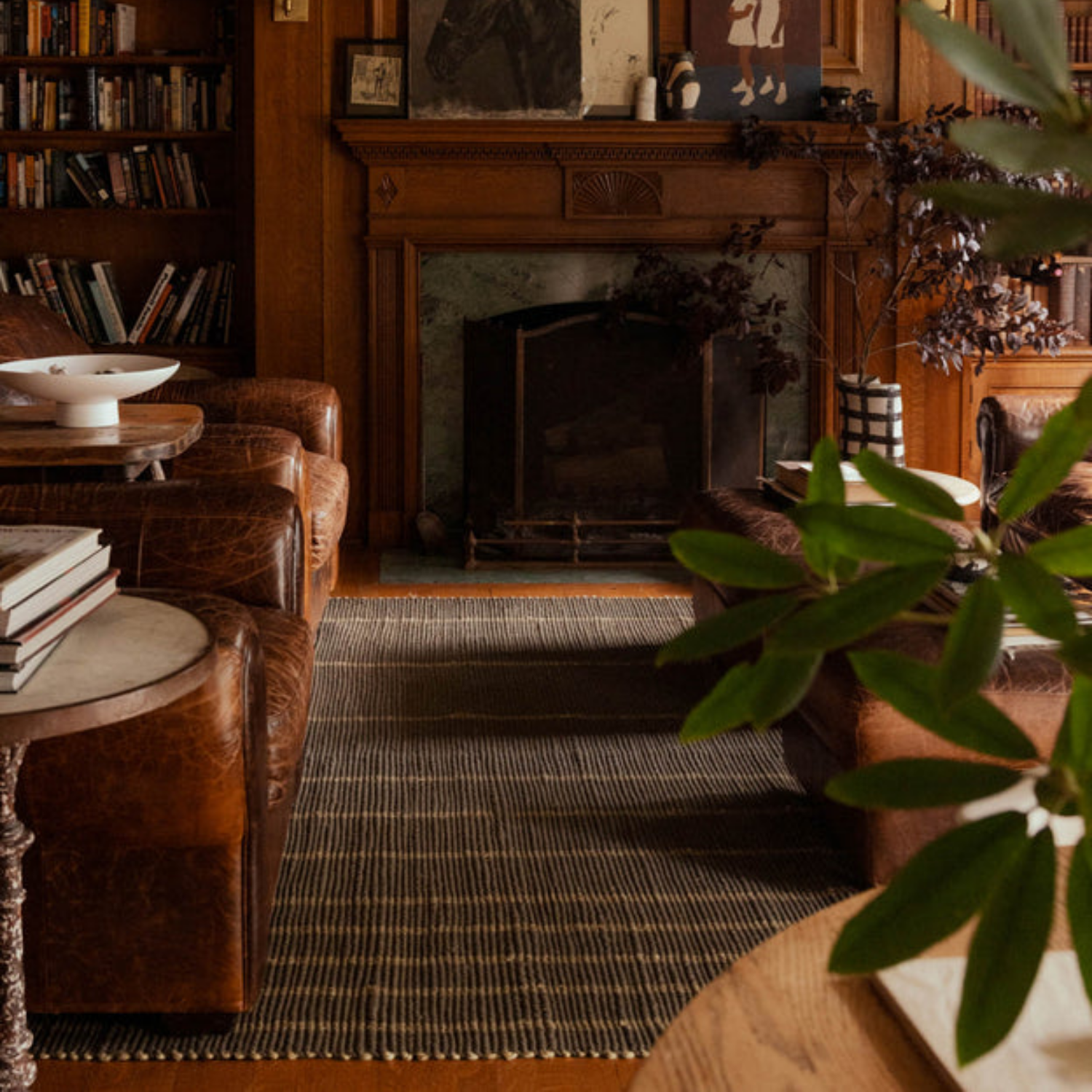 Leanne Ford x Loloi Weatherstaff Espresso/Natural Rug