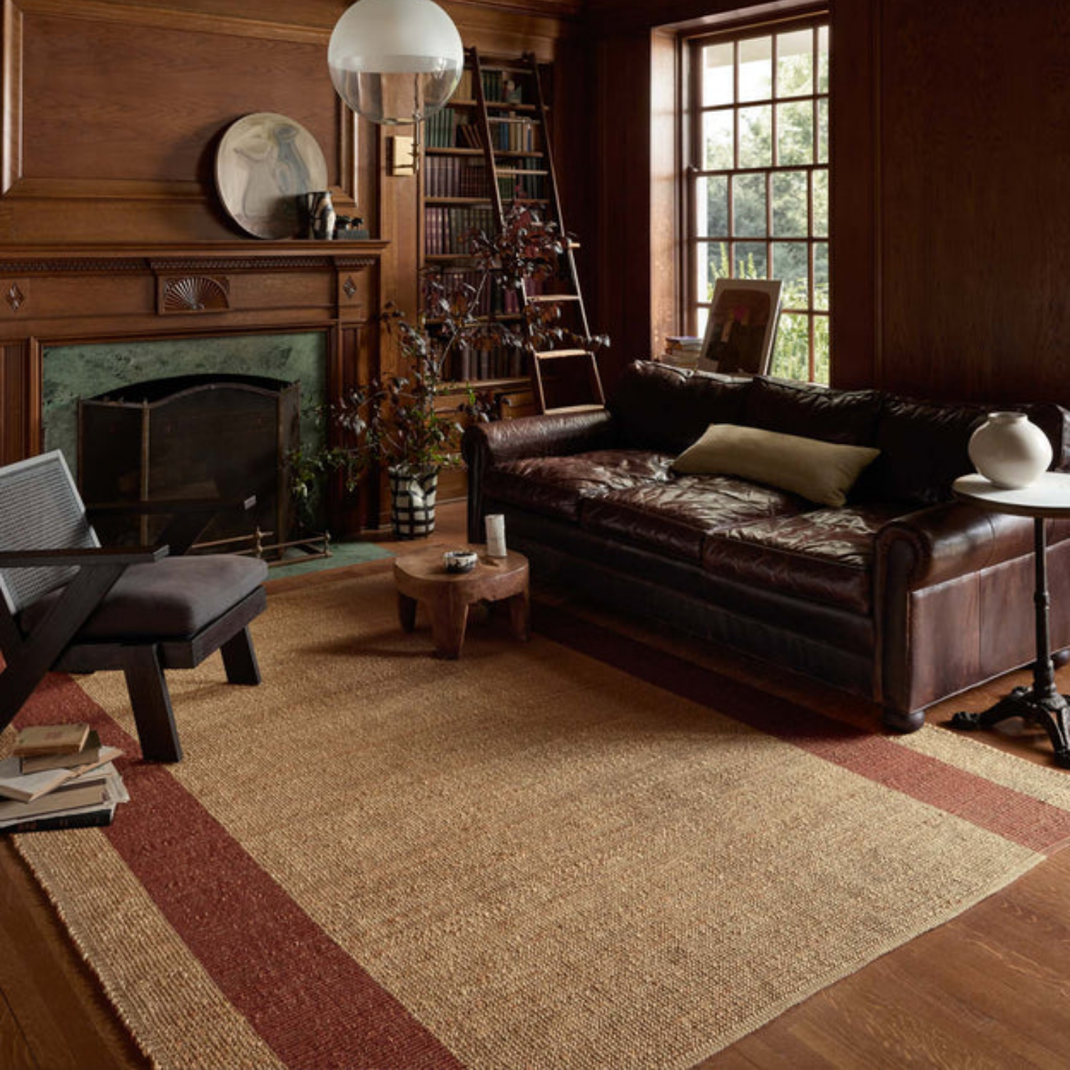 Leanne Ford x Loloi Weatherstaff Natural/Brick Rug