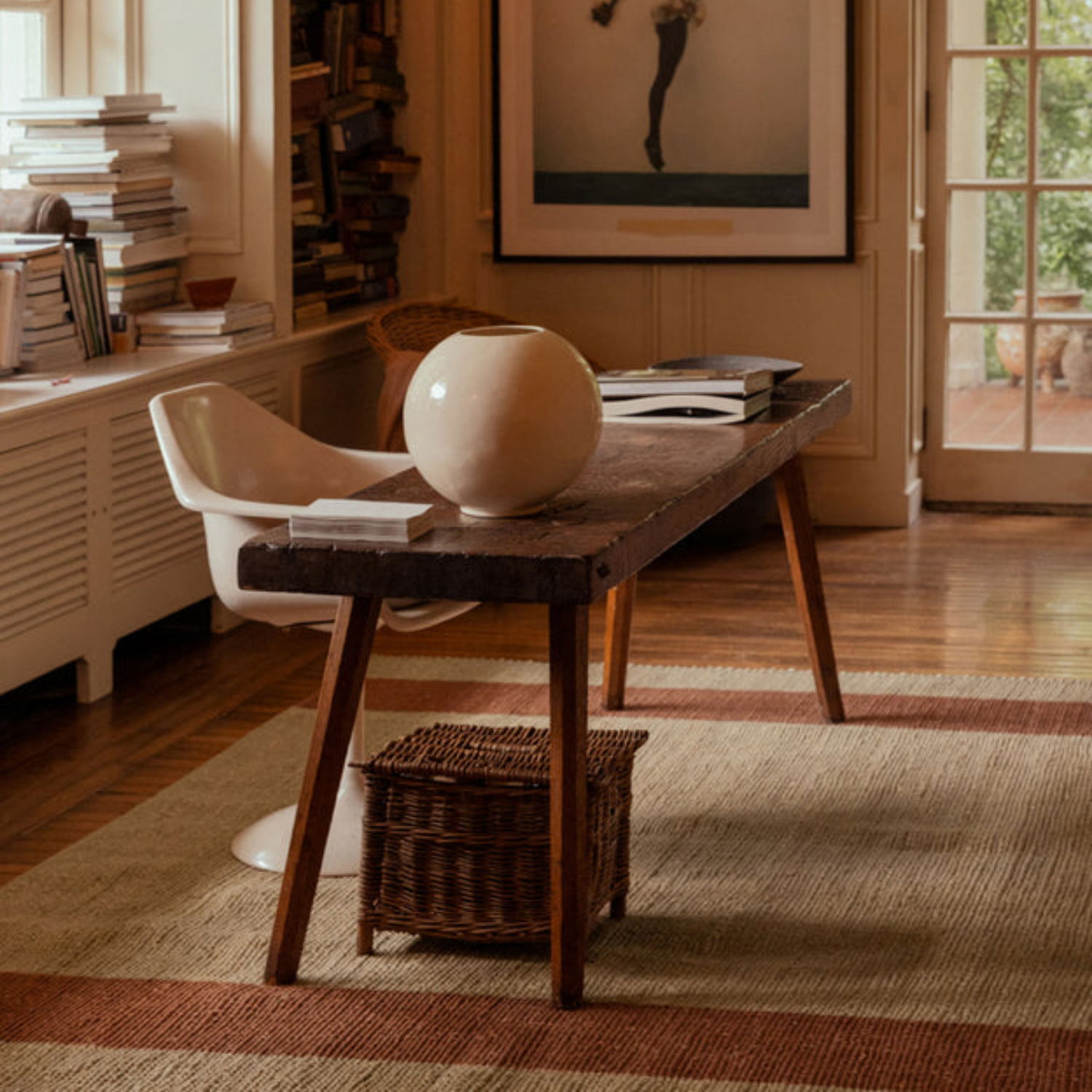 Leanne Ford x Loloi Weatherstaff Natural/Brick Rug