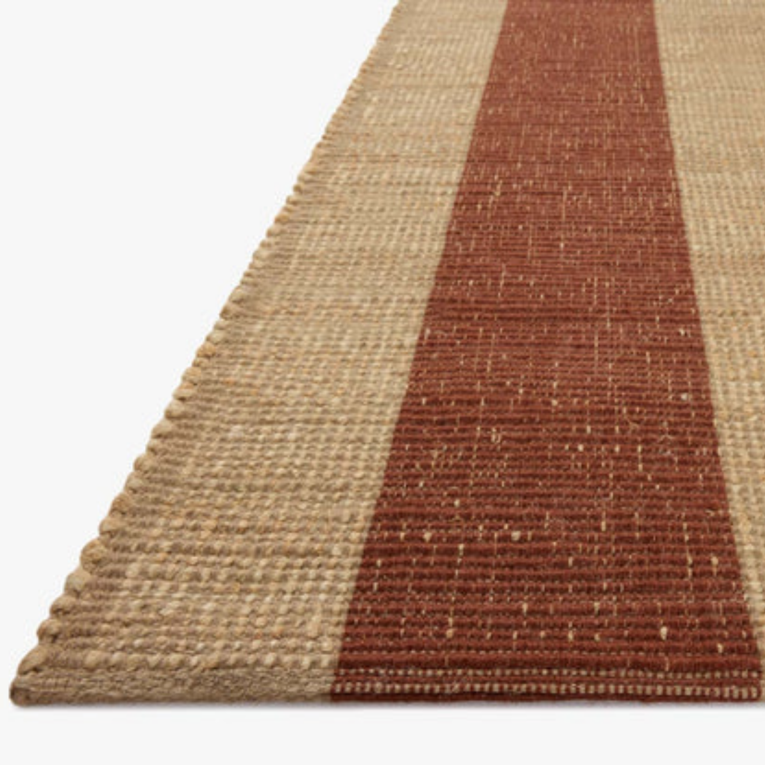 Leanne Ford x Loloi Weatherstaff Natural/Brick Rug