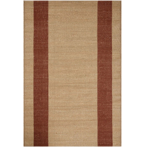 Leanne Ford x Loloi Weatherstaff Natural/Brick Jute Rug