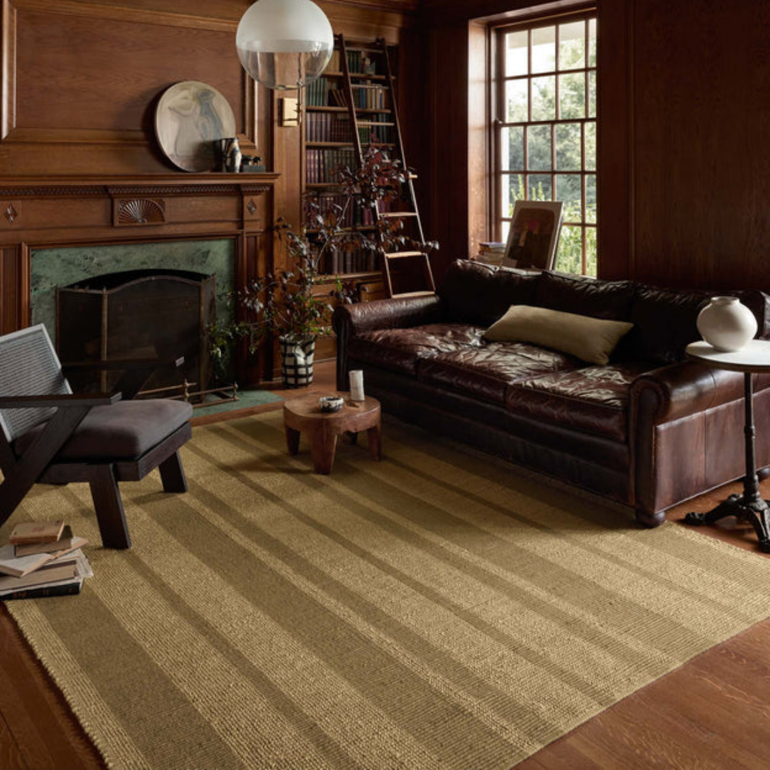 Leanne Ford x Loloi Weatherstaff Natural/Olive Rug