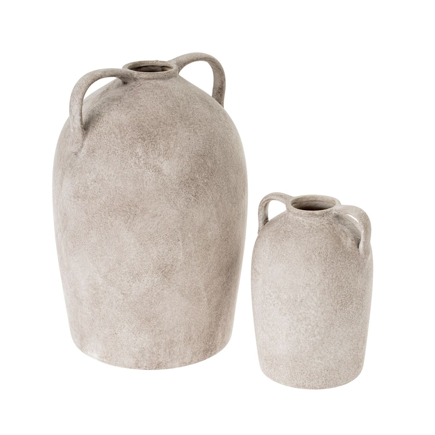 Ash Beige Stoneware Vase