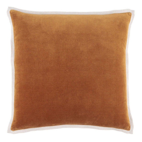 Dash & Albert Gehry Caramel Velvet Pillow