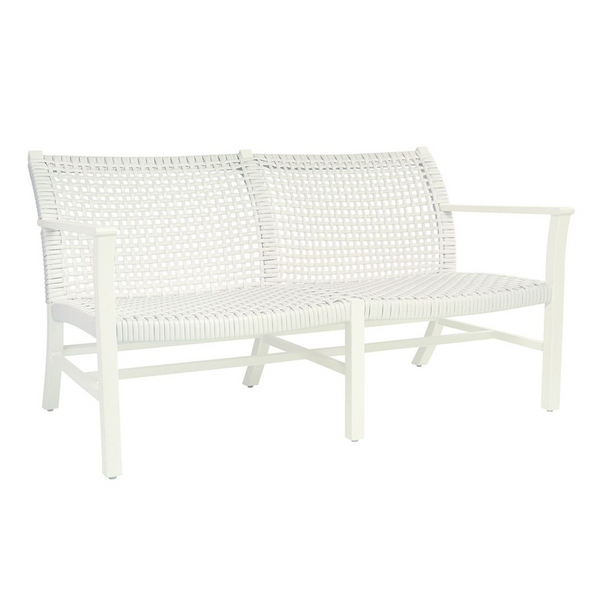 Kingsley Bate Catherine White Wicker Loveseat