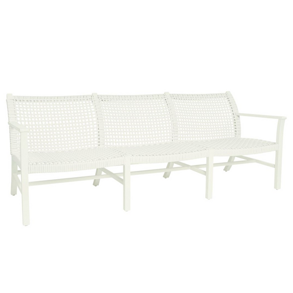 Kingsley Bate Catherine White Wicker Sofa