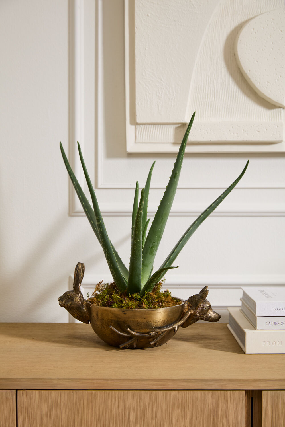 Whimsical Eric the Hare & Eloise the Fox Bowl