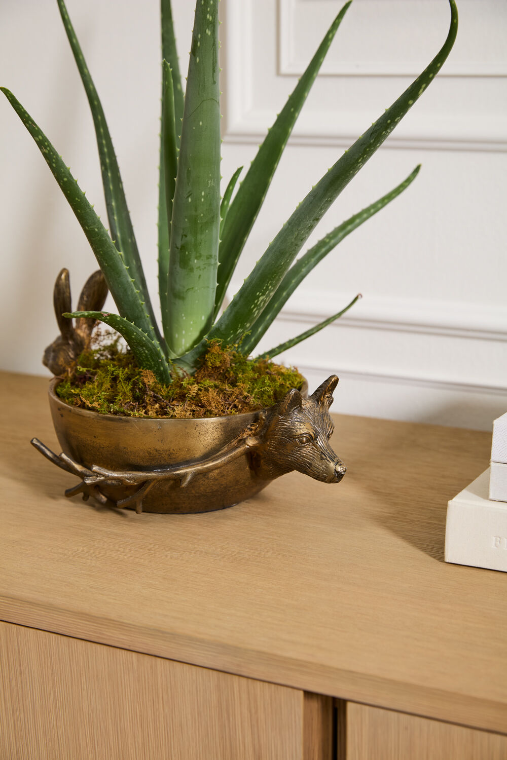 Whimsical Eric the Hare & Eloise the Fox Bowl