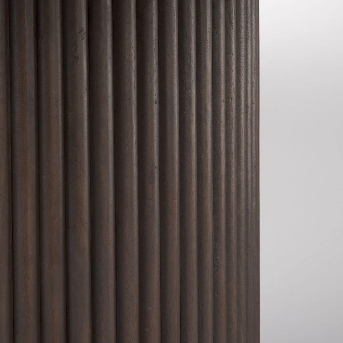 Fluted Espresso Dining Table