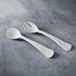 Sculpted Salad Serving Spoon & Fork