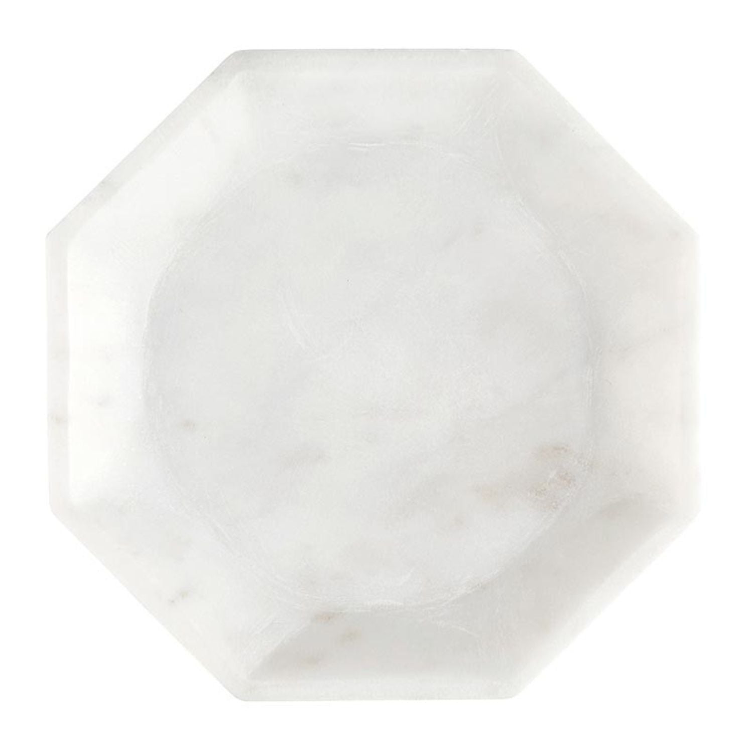 Hexagon Marble Candle Tray