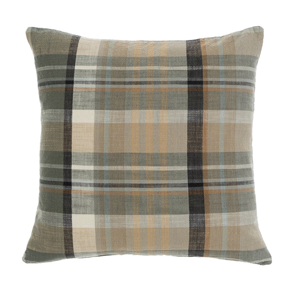 Dunes Plaid Toss Pillow
