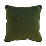 Velvet Moss Green Toss Cushion