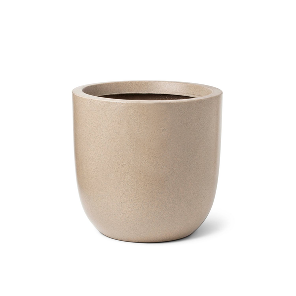 Wave Beige Smooth Planter