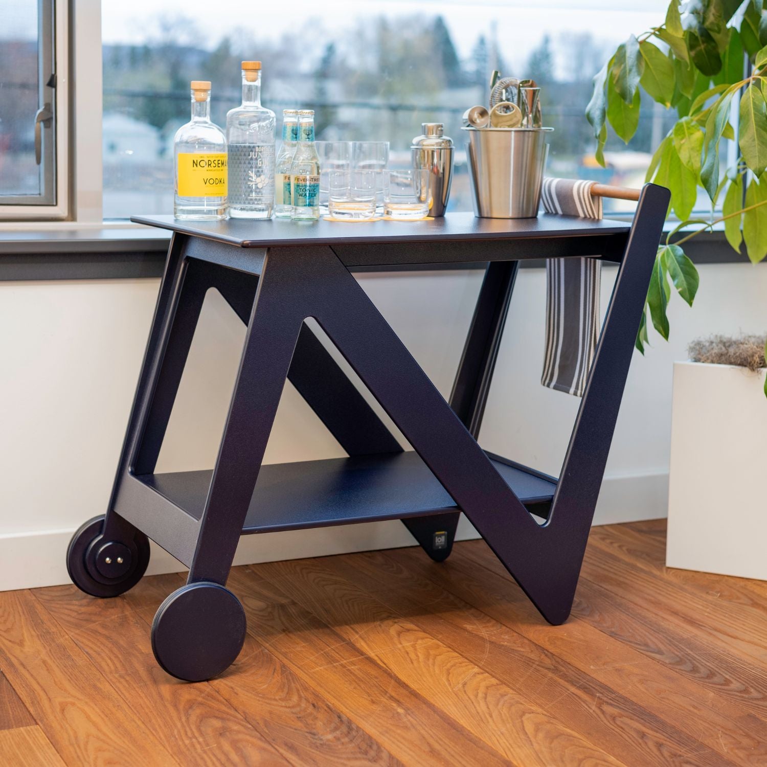 Loll Rapson Bar Cart