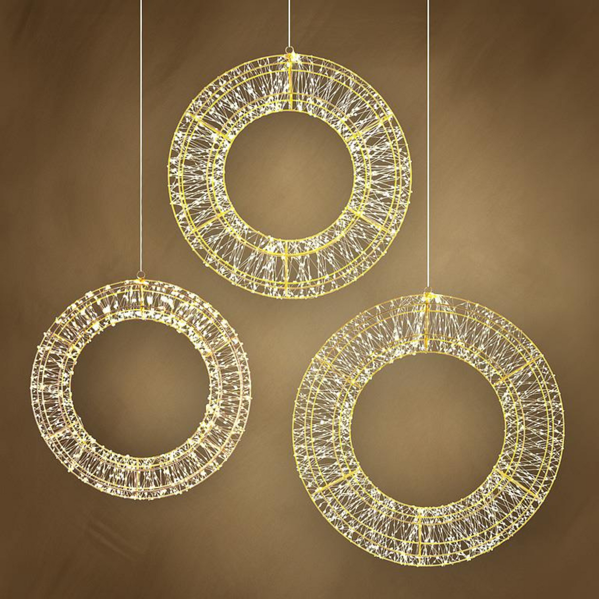 Luminous Micro LED Wreath