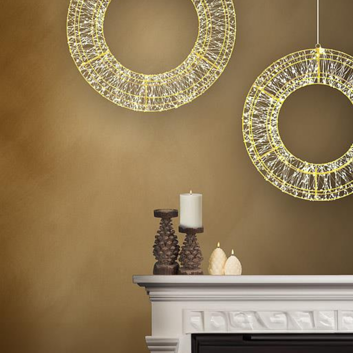 Luminous Micro LED Wreath