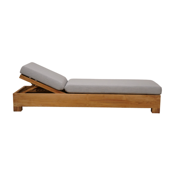 Huron Teak Chaise w/ Cushion
