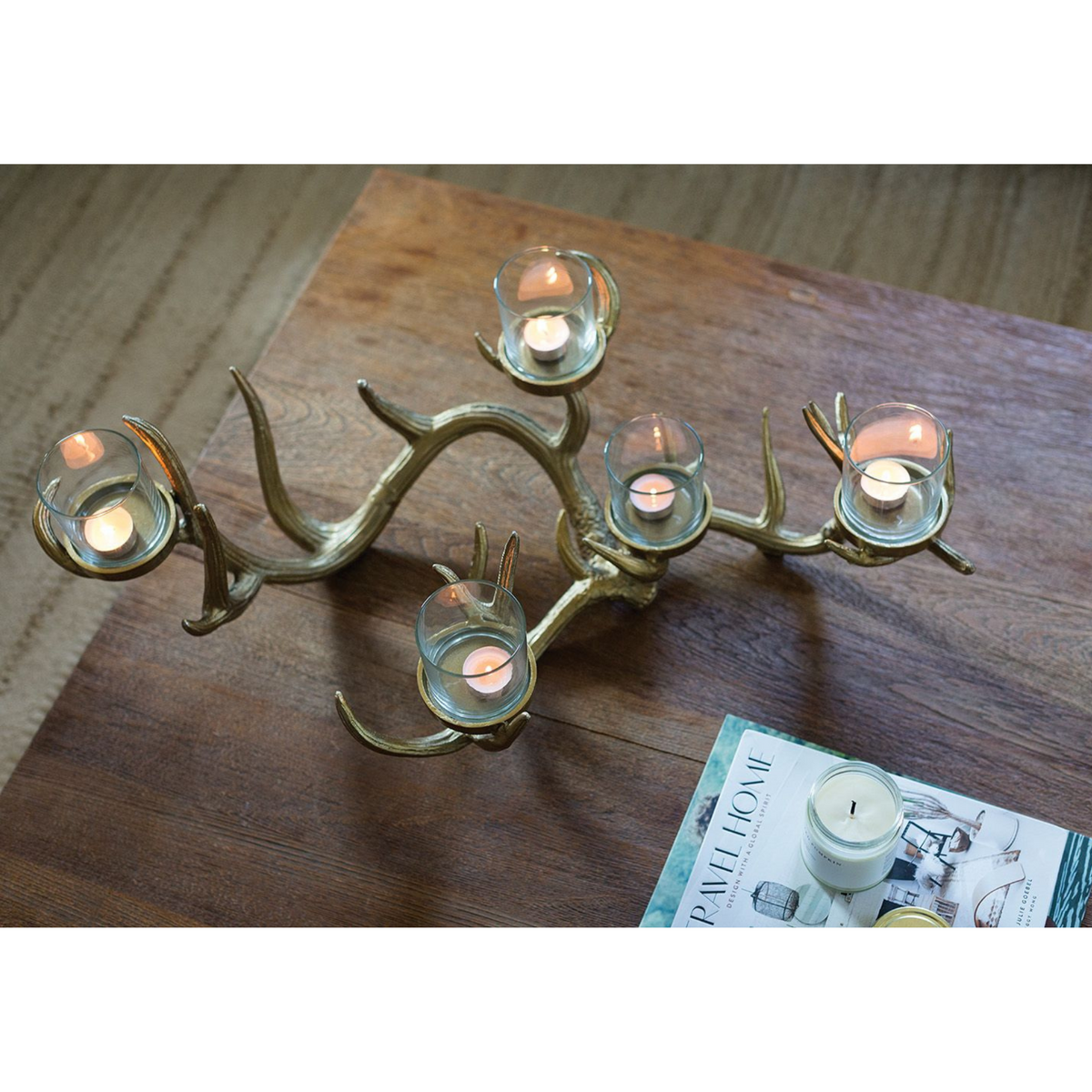 Glorious Antler Candleholder