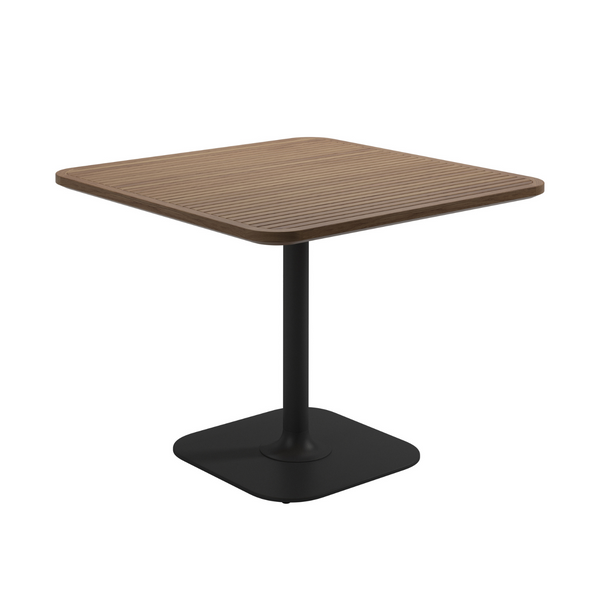 Gloster Grid Teak Dining Table - Meteor