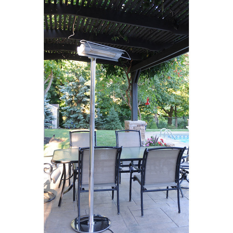 Stainless Steel Electric Heater with Remote