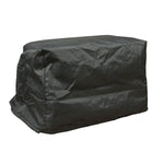 Premium dark grey weather resistant fitted ottoman cover