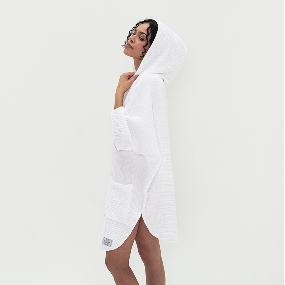 Cocoon Turkish Cotton White Cover Up