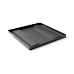 Premium indoor/outdoor square steel planter tray for Black Metal Box planter, black colour