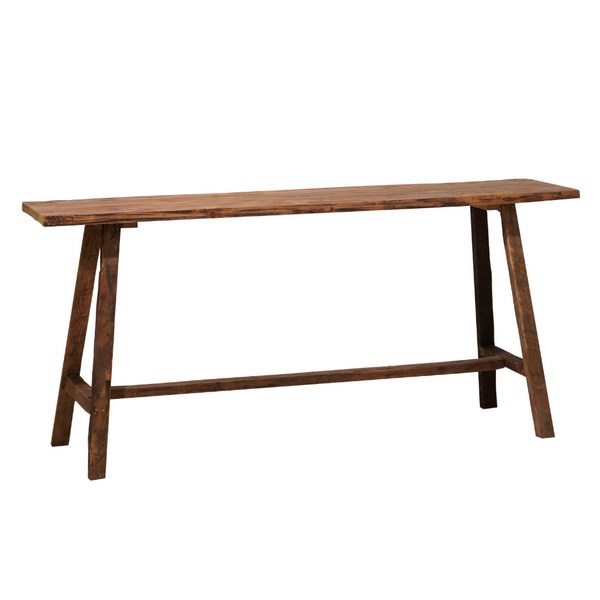 Reclaimed Teak Console Table