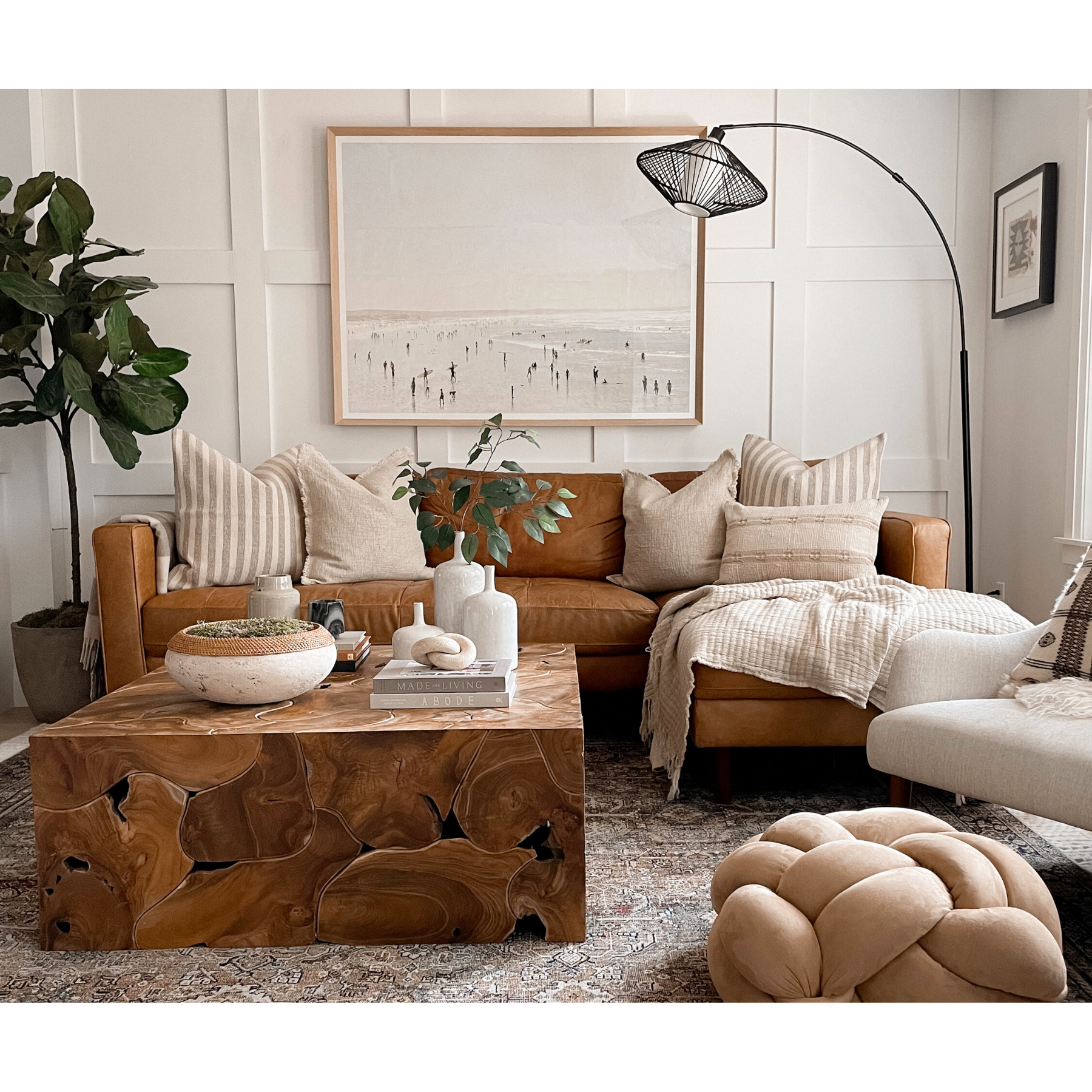 Teak Root Square Coffee Table