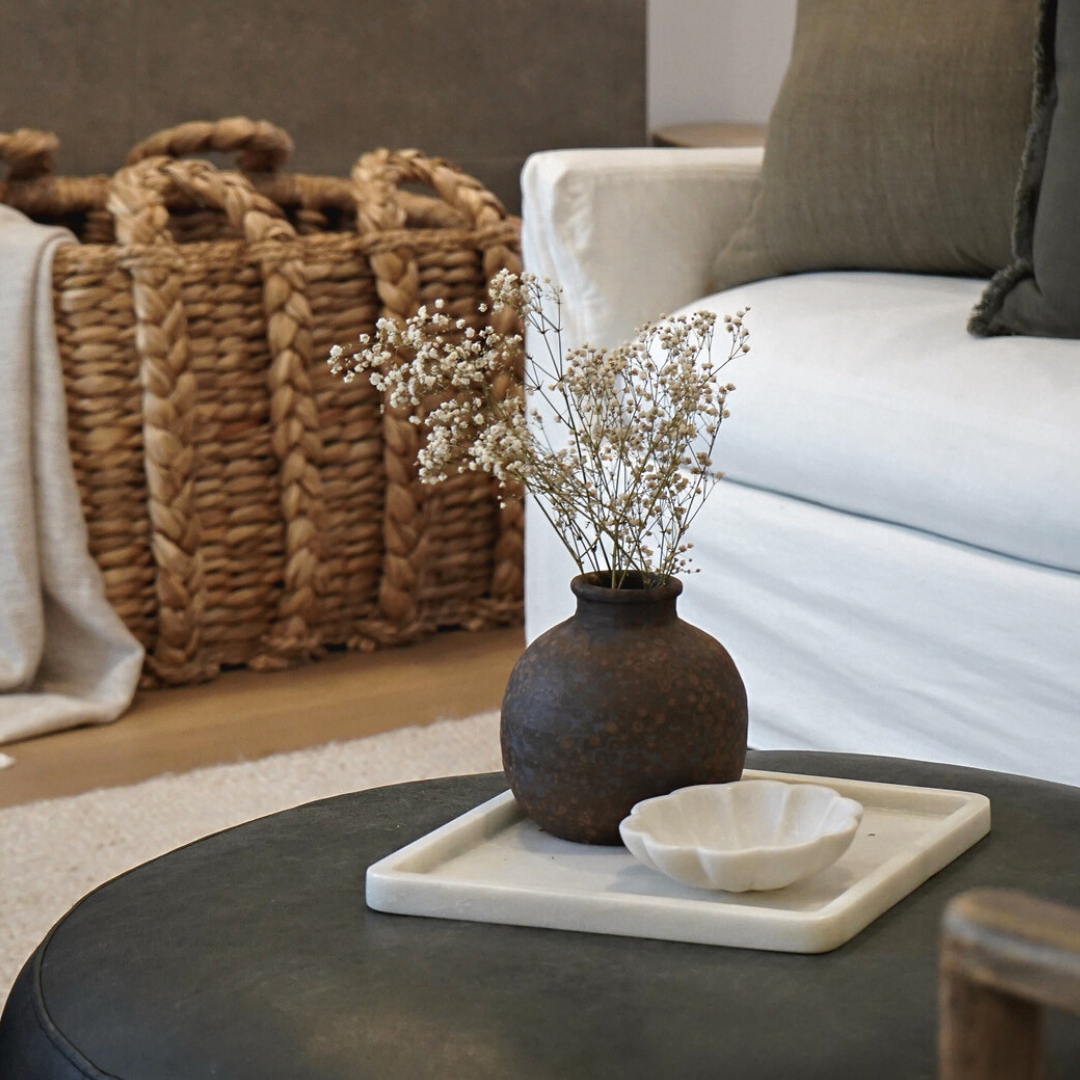 White Scalloped Bowl